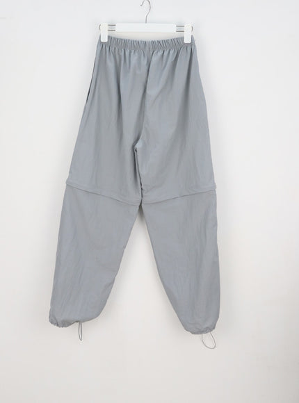 Color Wide Track Pants IY312