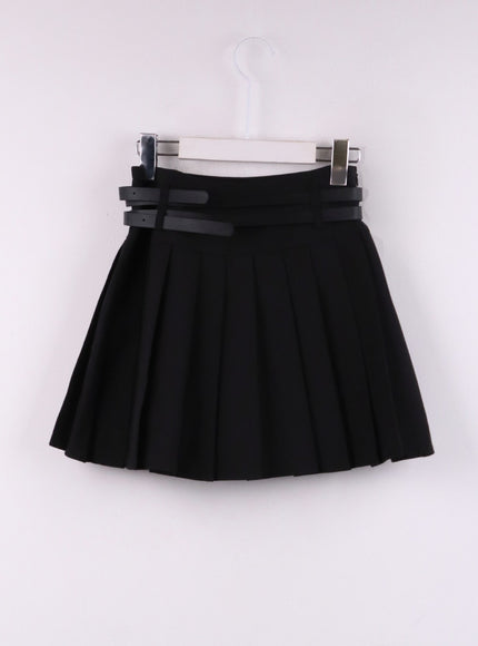 pleated-belt-mini-skirt-set-cj431