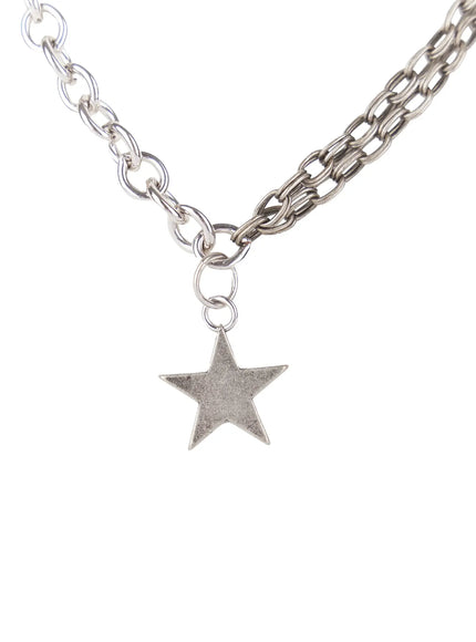 mens-star-pendant-chain-necklace