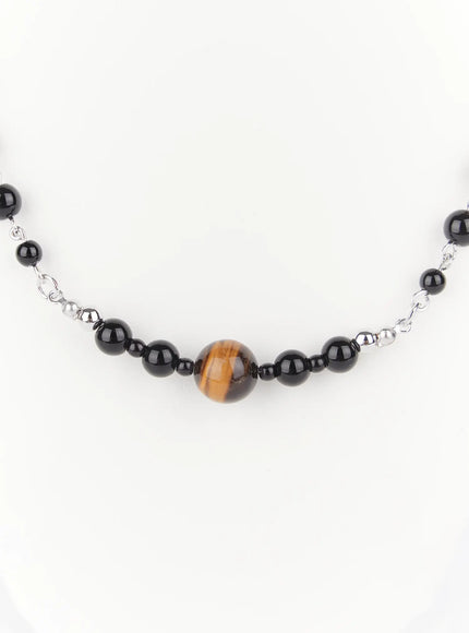 mens-black-brown-beaded-necklace-ig529