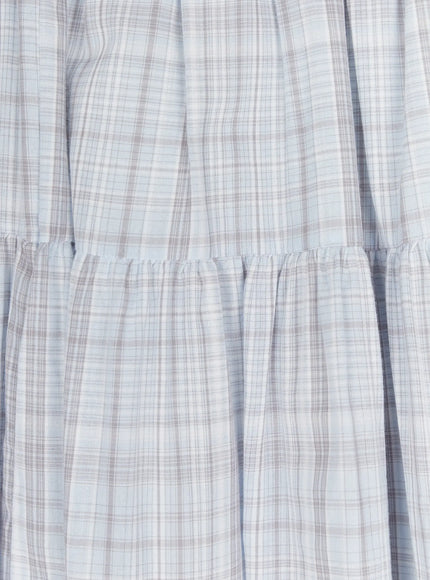 plaid-ruffle-long-skirt-iu519