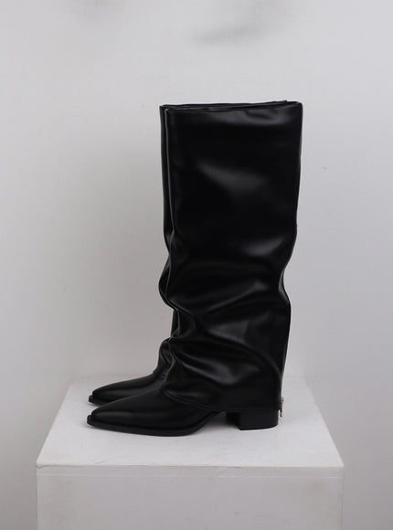 back-zip-up-faux-leather-boots-cj410