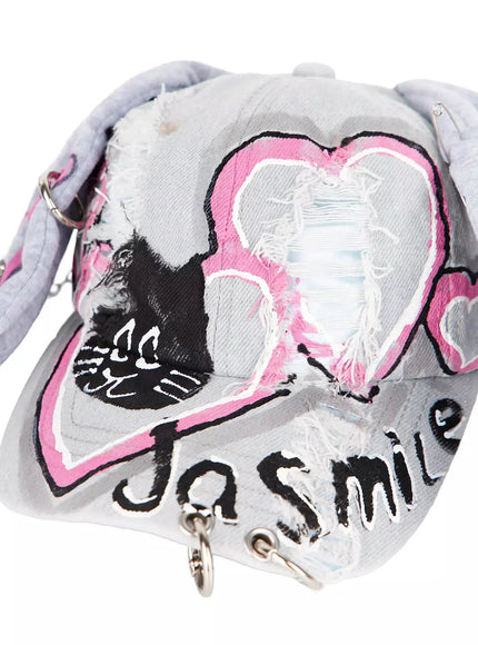 graphic-painted-ear-flap-hat-cu515