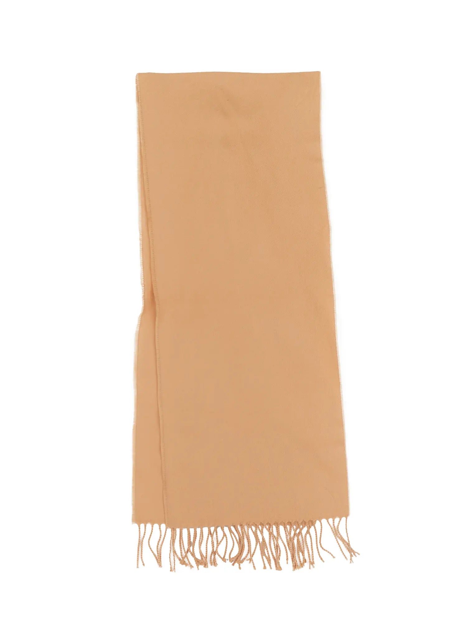 solid-fringed-scarf-in513 / Beige