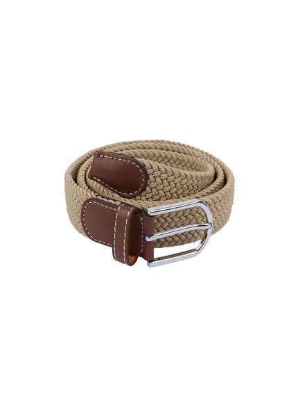mens-classic-woven-belt-ig501 / Beige
