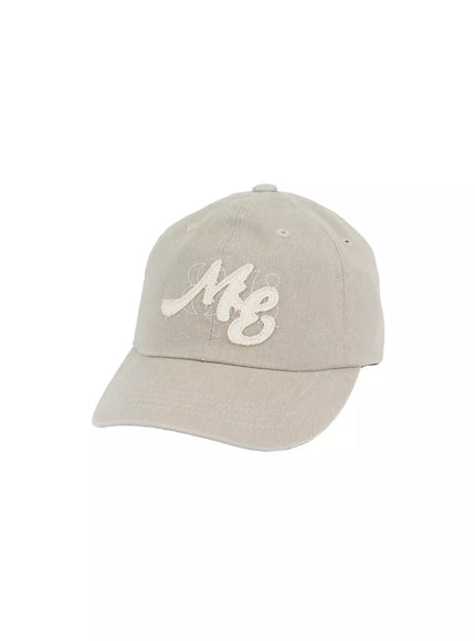 stitched-embroidered-cap-im509 / Beige