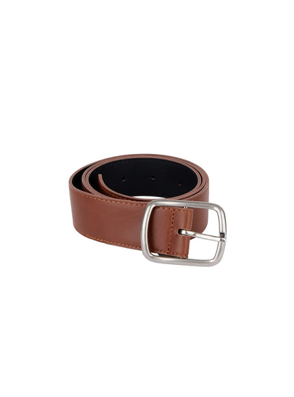 square-buckle-slim-belt-ij502 / Beige