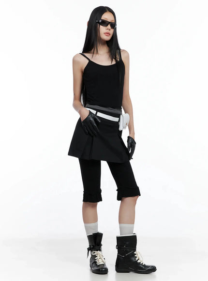 layered-tank-top-is525 / Black