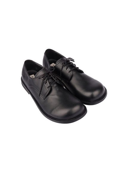 mens-classic-faux-leather-loafers-im514 / Black