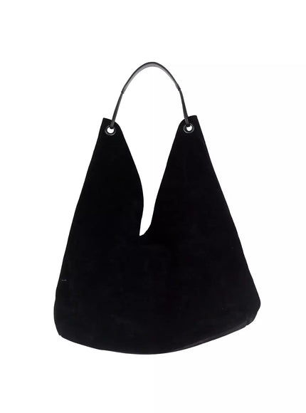 casual-suede-tote-bag-in507 / Black