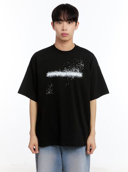 men-s-monster-graphic-t-shirt-iy530 / Black