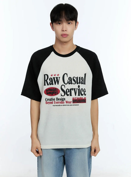 mens-graphic-short-sleeve-t-shirt-ig519 / Black