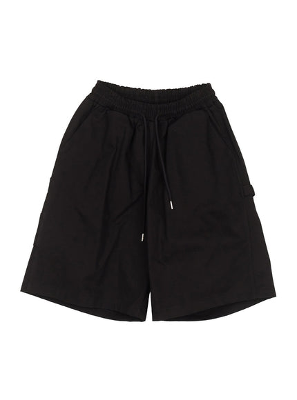 mens-wide-fit-carpenter-shorts-ia529 / Black