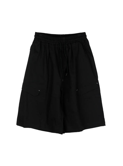 mens-bermuda-cargo-shorts-ig511 / Black