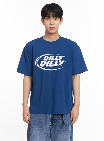 mens-dilly-graphic-t-shirt-iy522 / Blue