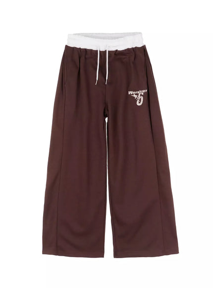 string-waist-band-sweatpants-ig527 / Brown