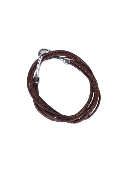 mens-twisted-bracelet-il518 / Brown