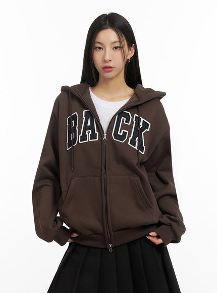 cozy-embroidered-hooded-jacket-id431 / Brown