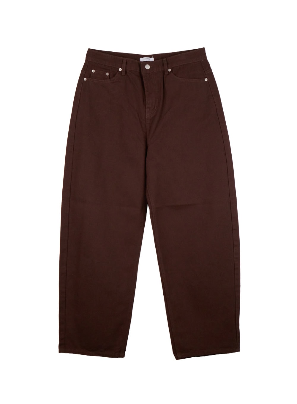 mens-cotton-solid-wide-fit-pants-id413 / Brown