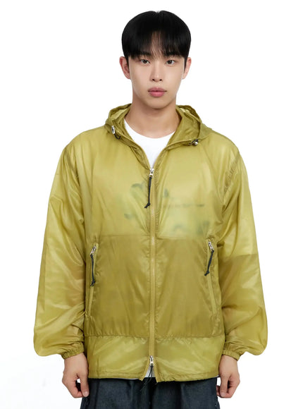 mens-breathable-windbreaker-ig520 / Dark yellow
