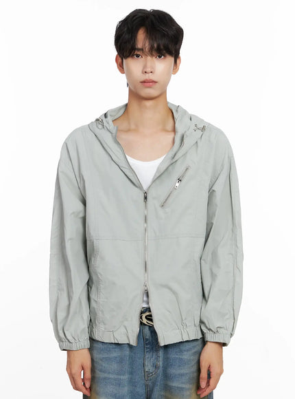 mens-lightweight-windbreaker-io516 / Gray