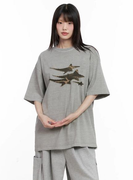 charcoal-graphic-t-shirt-il531 / Gray