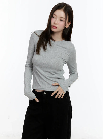 essential-round-neck-tee-id511 / Gray