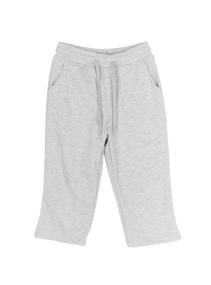 capri-slit-pocket-pants-iu516 / Gray