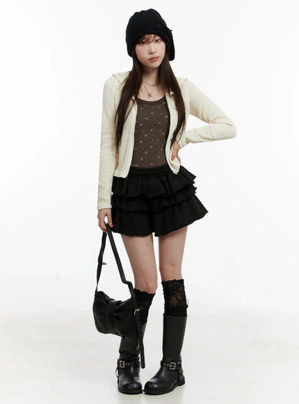 ribbed-zip-up-hoodie-id525 / Light beige