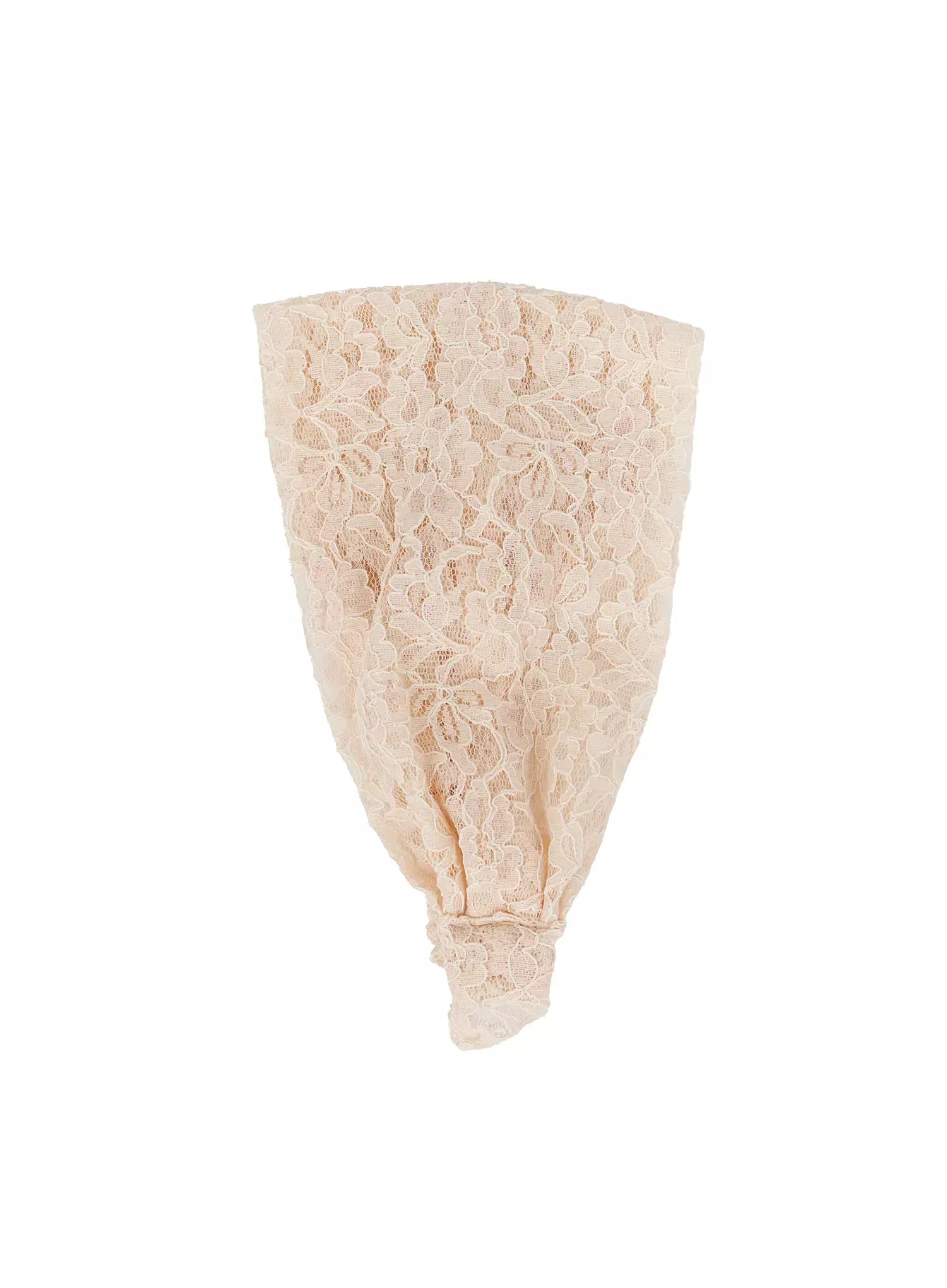 floral-lace-wide-headband-iy501 / Light beige