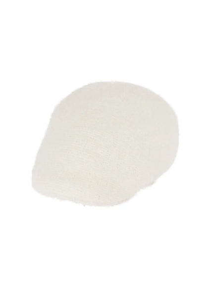 cozy-woolen-flat-cap-io520 / Light beige