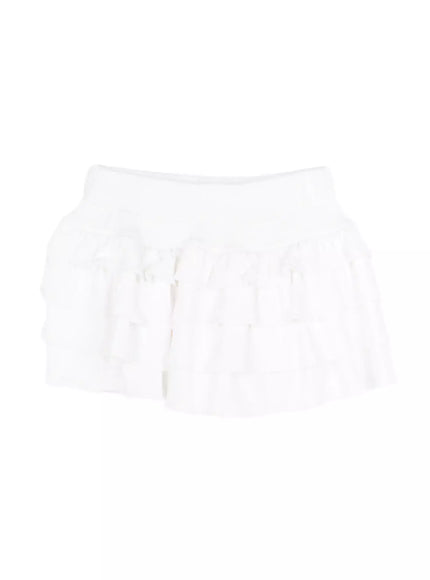 flirty-frill-mini-skirt-iu518 / Light beige