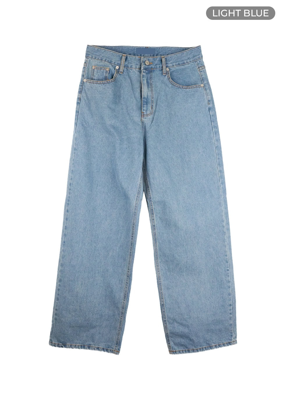 Men's Wide Fit Jeans IL412 in Light blue, size L