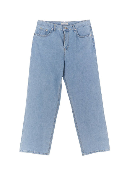 mens-straight-leg-jeans-im527 / Light blue