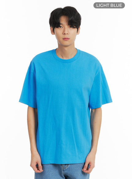 mens-basic-tee-ia401 / Light blue
