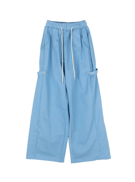 mens-wide-leg-utility-pants-ig512 / Light blue