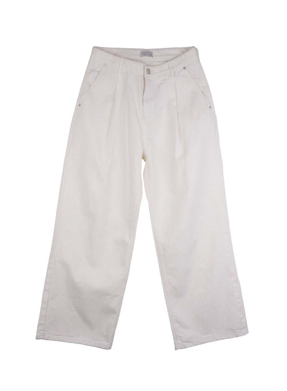 mens-cotton-pintuck-wide-fit-pants-id406 / White