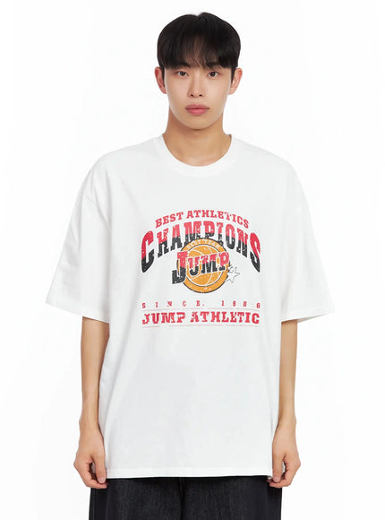 mens-sporty-graphic-t-shirt-il516 / White