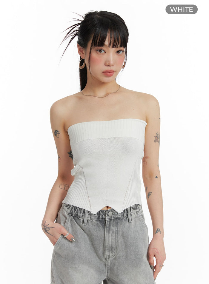 solid-tube-top-if426 / White
