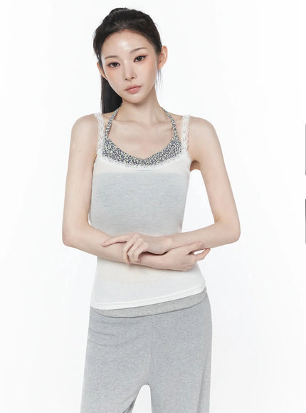 leopard-accent-cami-top-iu512 / White