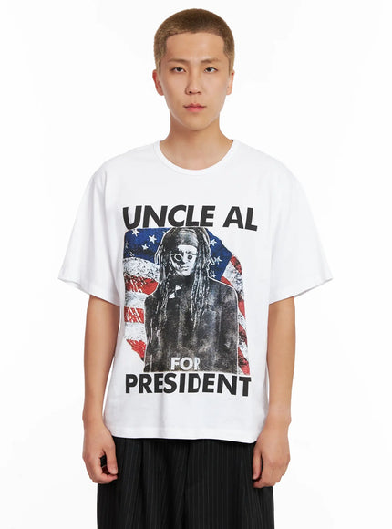 mens-graphic-cotton-tee-il521 / White