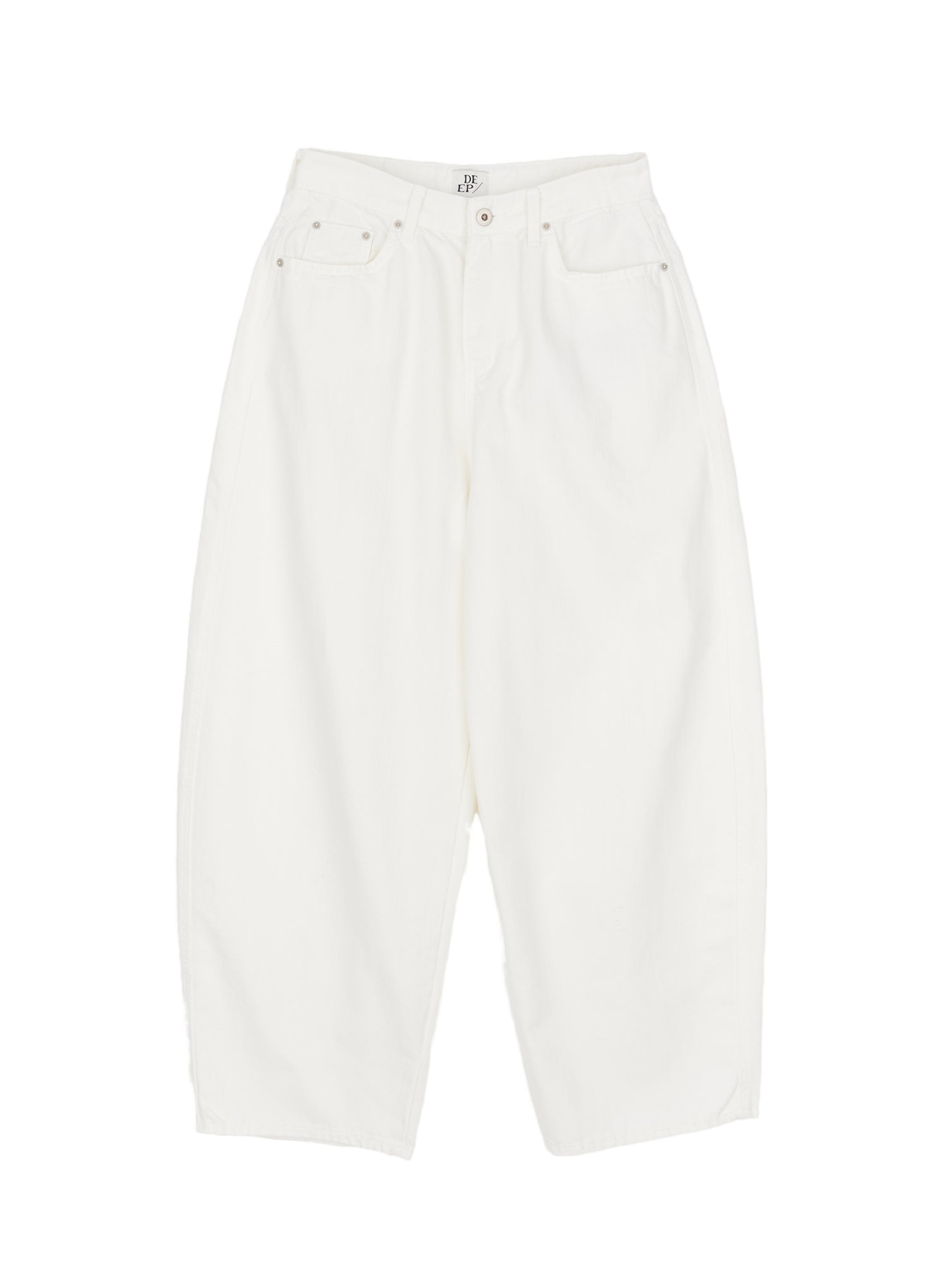 alaya-semi-balloon-denim-jeans-im524 / White