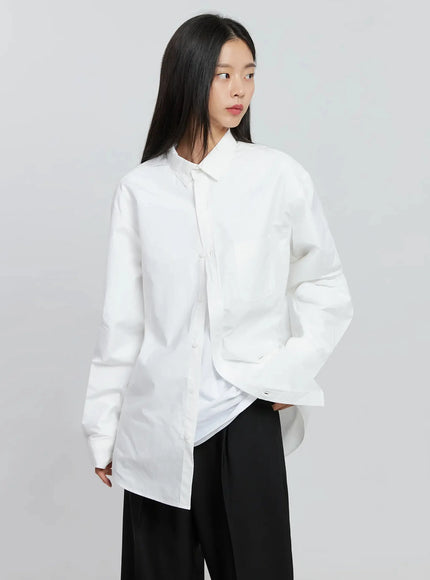 classic-oversized-shirt-in507 / White
