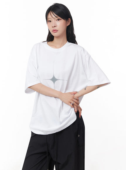 cosmic-graphic-tee-ic503 / White