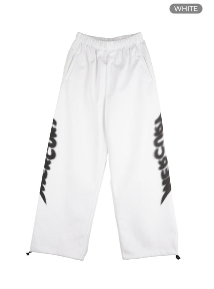 mens-graphic-sweatpants-il404 / White