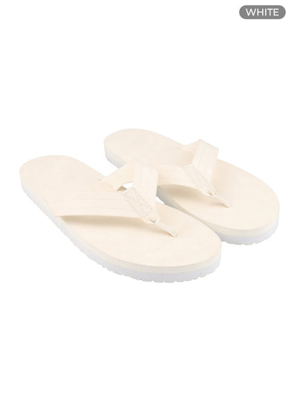 mens-faux-leather-sandals-iu405 / White