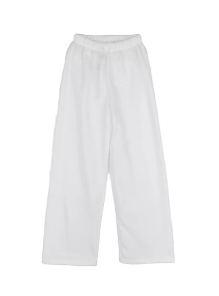 thermal-wide-leg-sweatpants-in528 / White