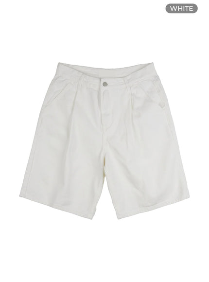 mens-comfy-bermuda-jorts-iu426 / White