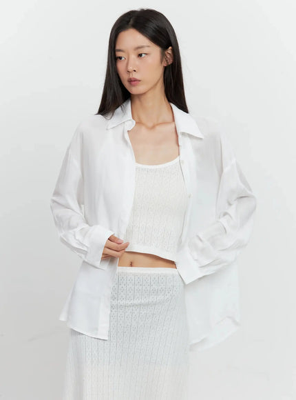 classic-long-sleeve-button-up-il528 / White