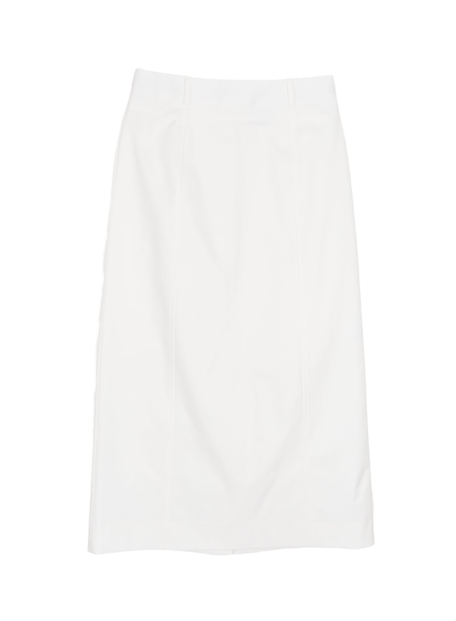 simple-high-waist-long-skirt-im524 / White